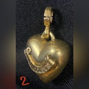Juicy Couture Gold Heart Charm | Color: Gold